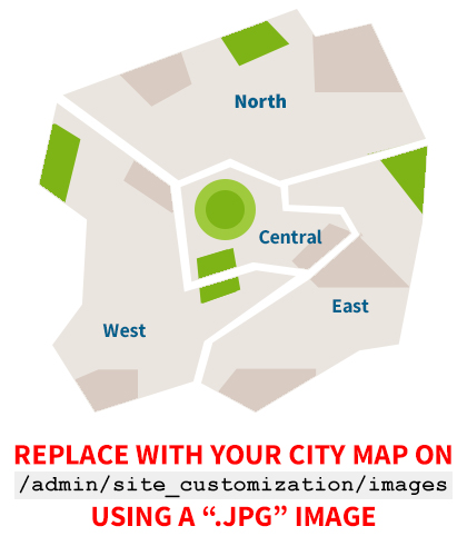 Liste over distrikter